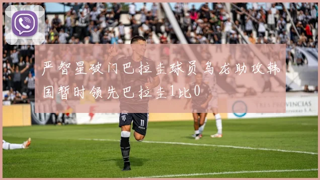 严智星破门巴拉圭球员乌龙助攻韩国暂时领先巴拉圭1比0